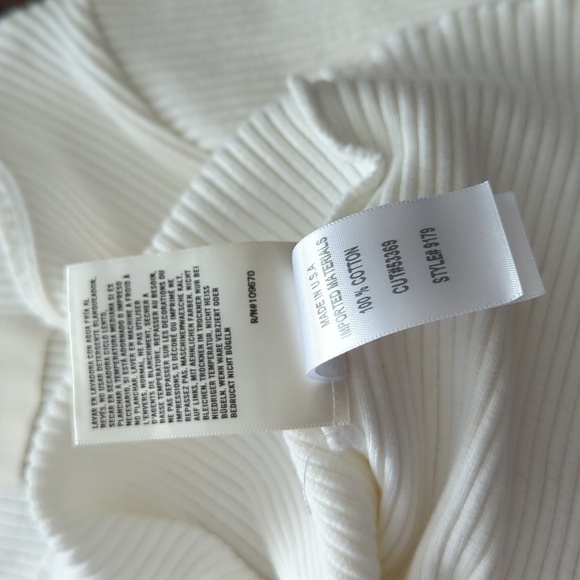 Citizens Of Humanity Annie Cotton Ribbed Top - Picture 11 of 12